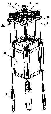 Elevator traction mechanism with safety loop detecting system