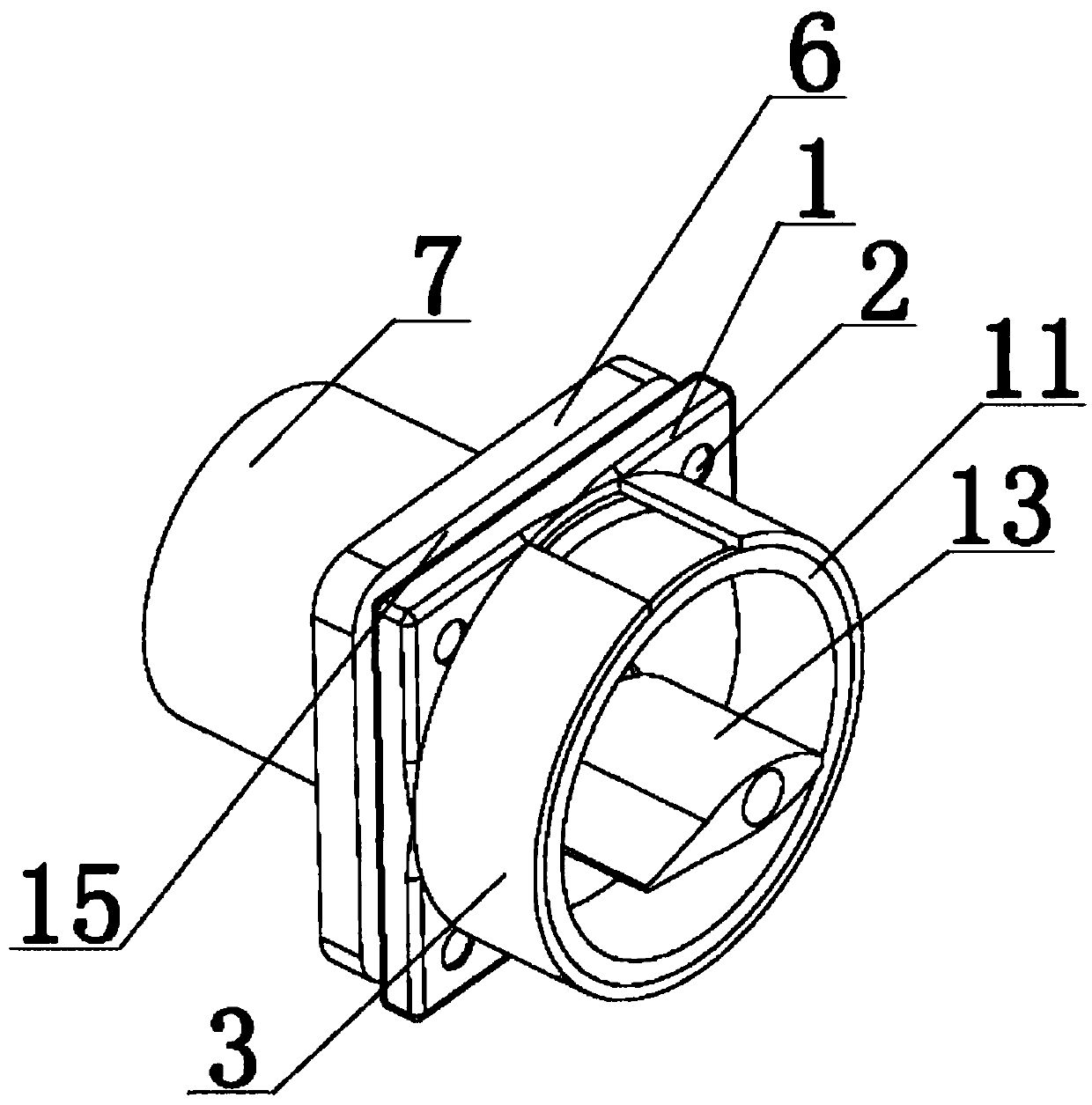 Dust removing filter tube inner circumferential face scrapping washing device