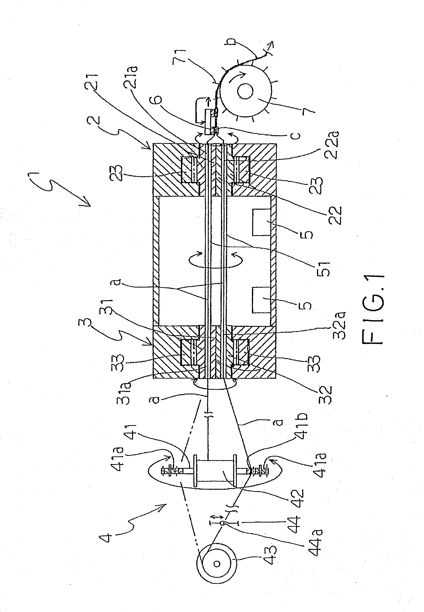 Plastic open mesh net manufacturing device and machine