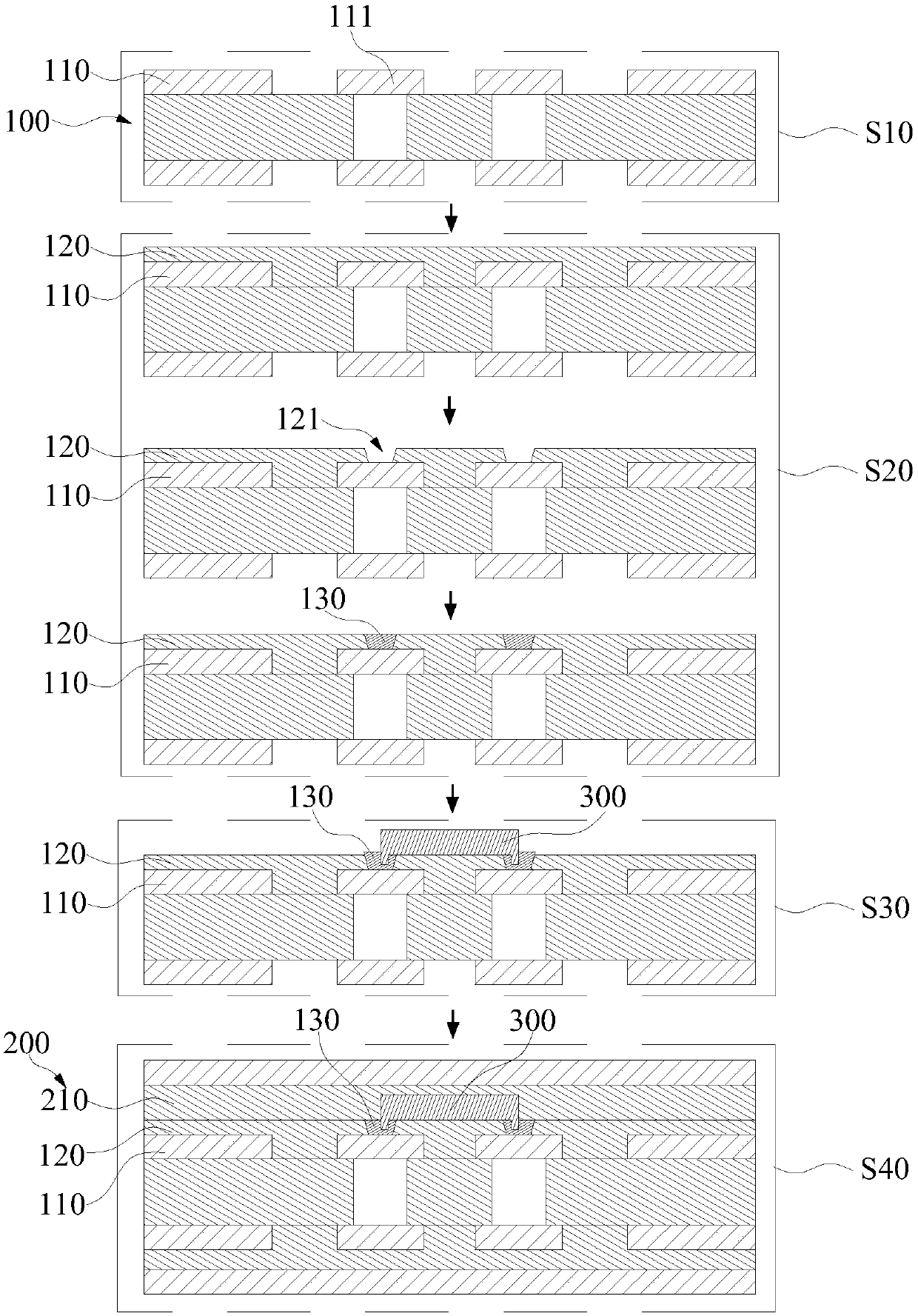 Manufacturing method of embedded component circuit board and embedded component circuit board