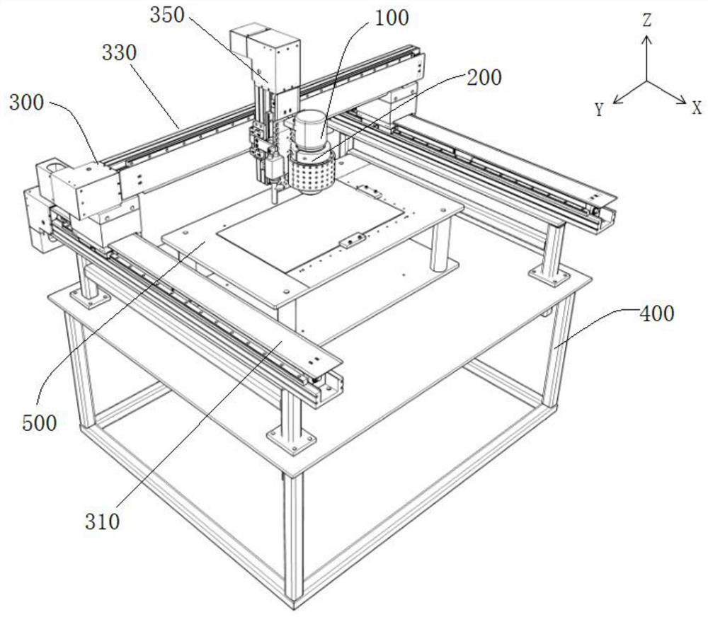 Automatic ultrasonic shot blasting device and method for processing metal sheet