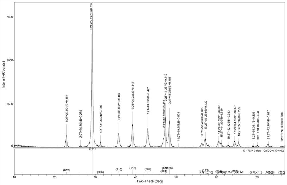 Method for preparing nano calcium carbonate by in-situ electrochemical precipitation technology