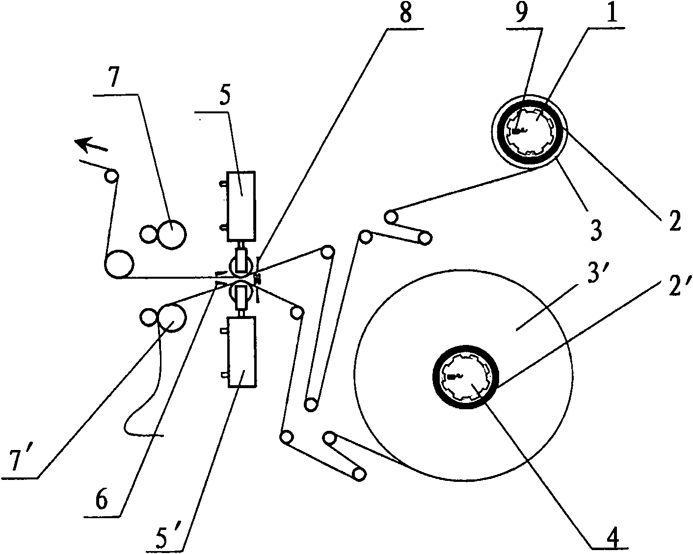 Method for splicing bobbin paper of cigarette making machine