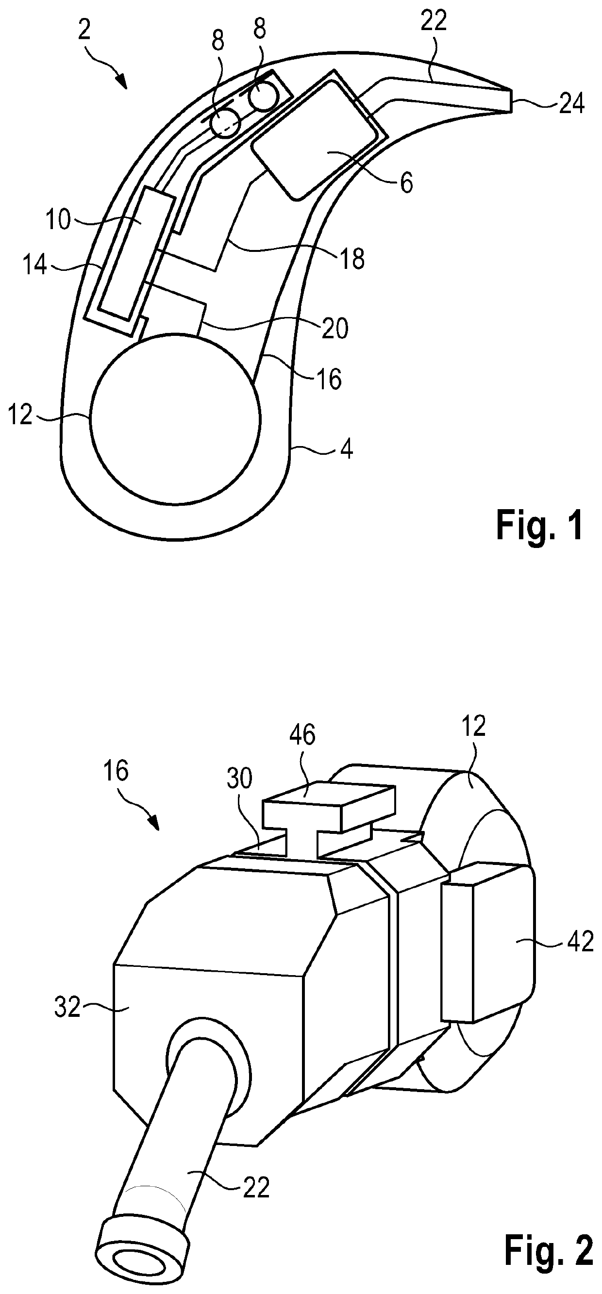 Hearing instrument having a coupling unit for the vibration-damped mounting of a receiver