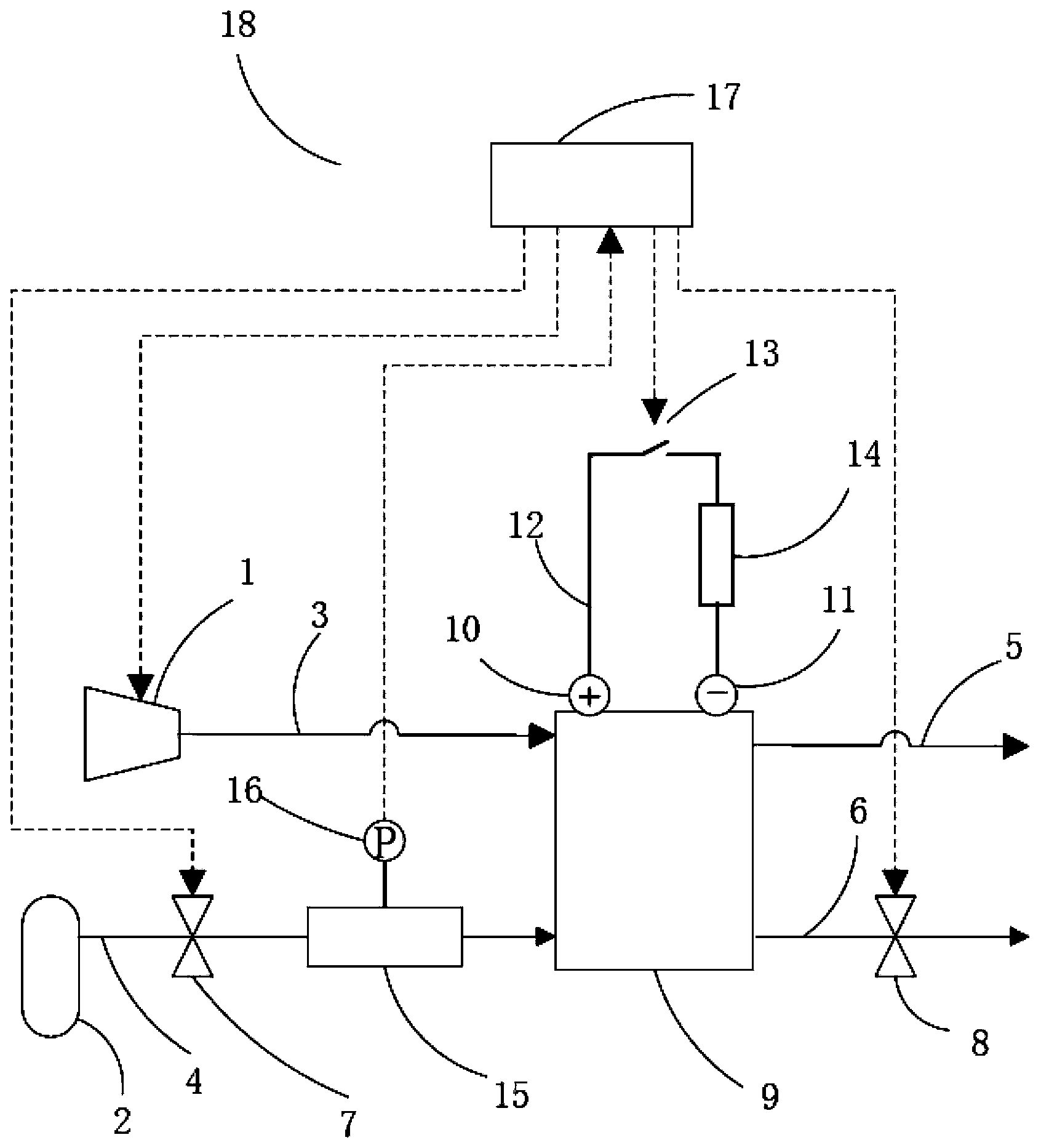 Parking discharge control method of fuel cell system