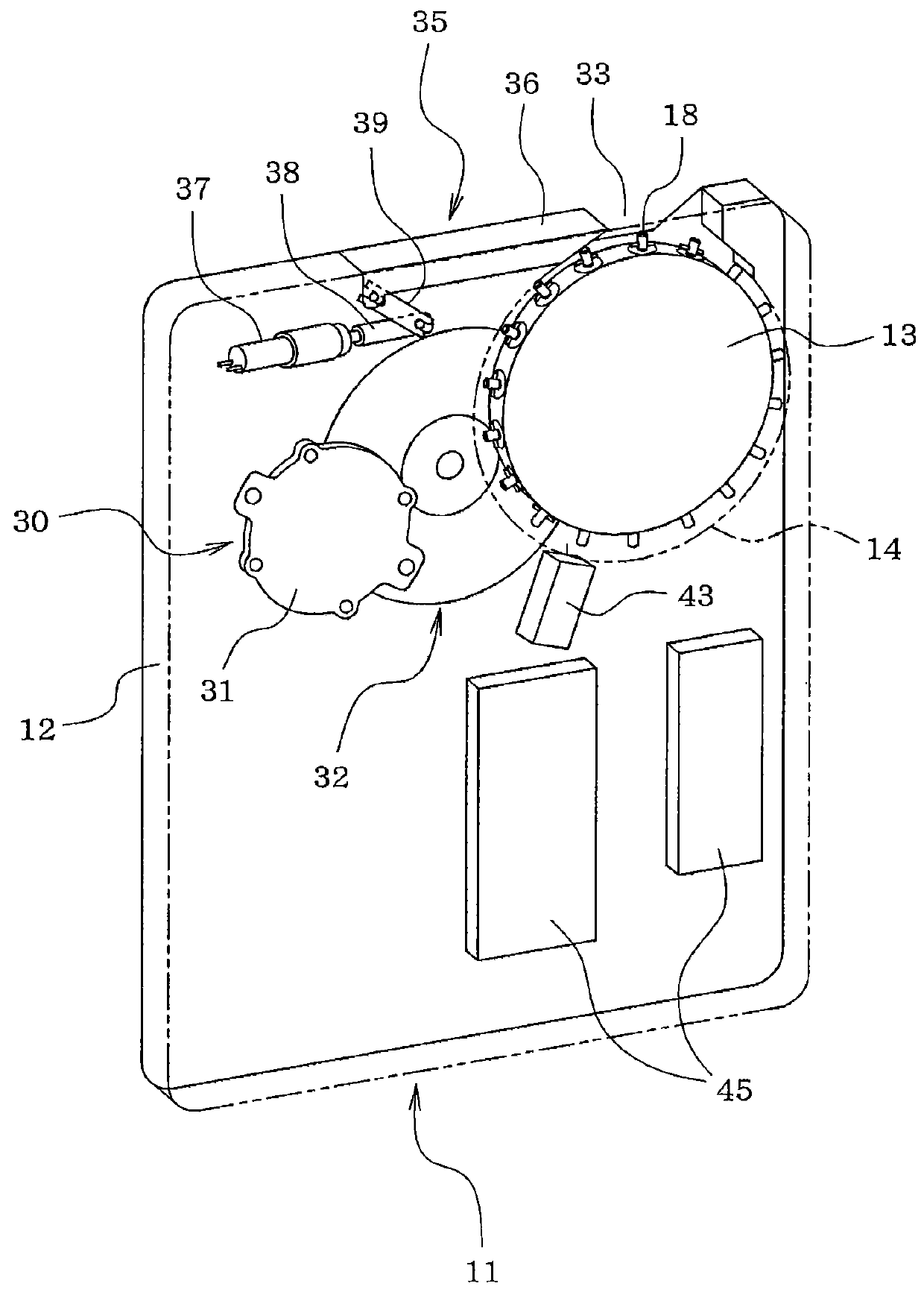 Cassette-type nozzle exchanging unit and replacement system thereof