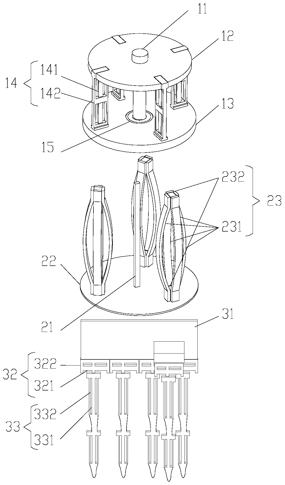 A simple robot arm with multiple degrees of freedom driven by ipmc