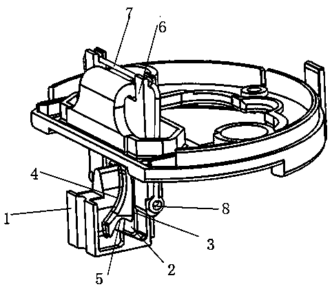 Locking device for extensile sockets