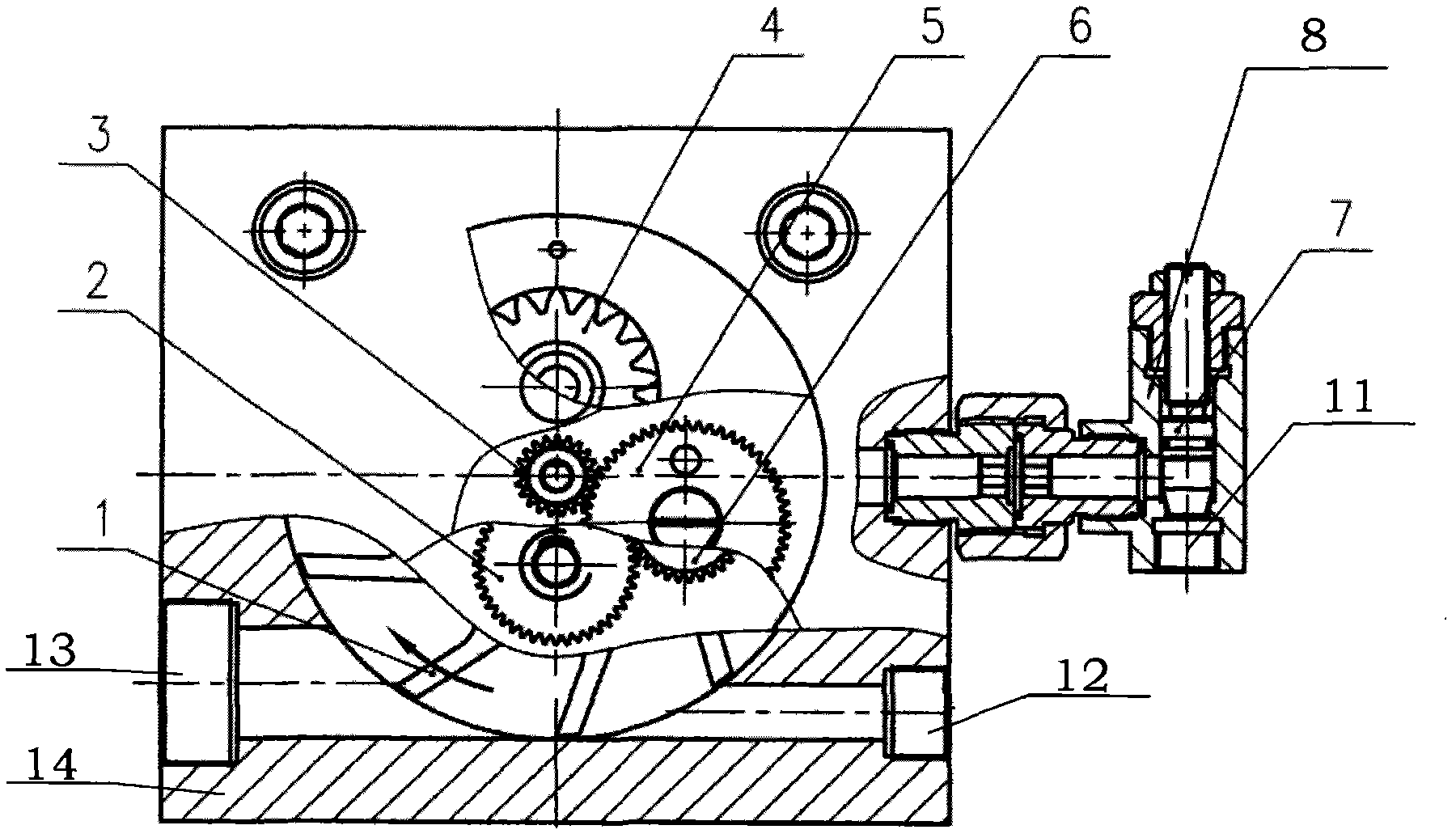 Hydraulic automatic liquid distribution device