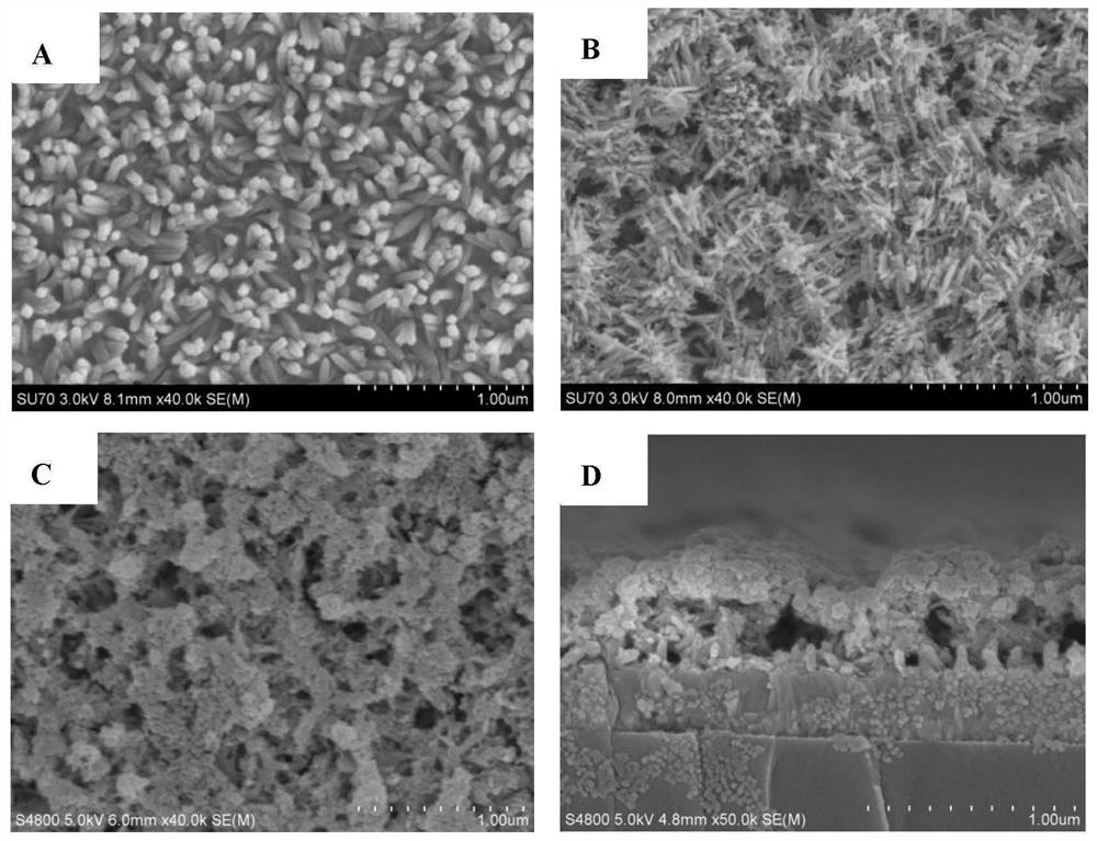 A kind of tungsten trioxide-titanium dioxide electrochromic film and preparation method thereof