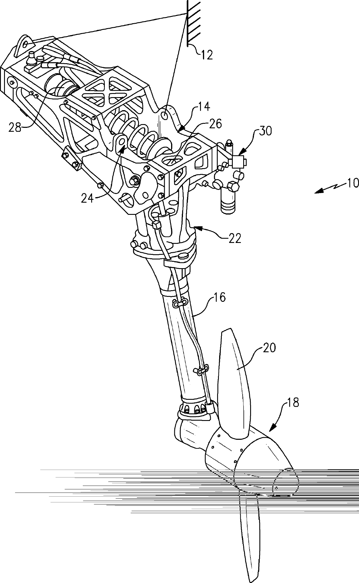 Electromechanical actuator lubrication system for ram air turbine