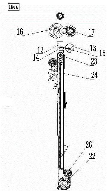 Film cutting and pulling method suitable for material packaging