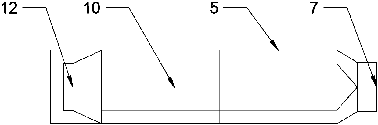 Cyclone separation type sintered-plate composite deduster