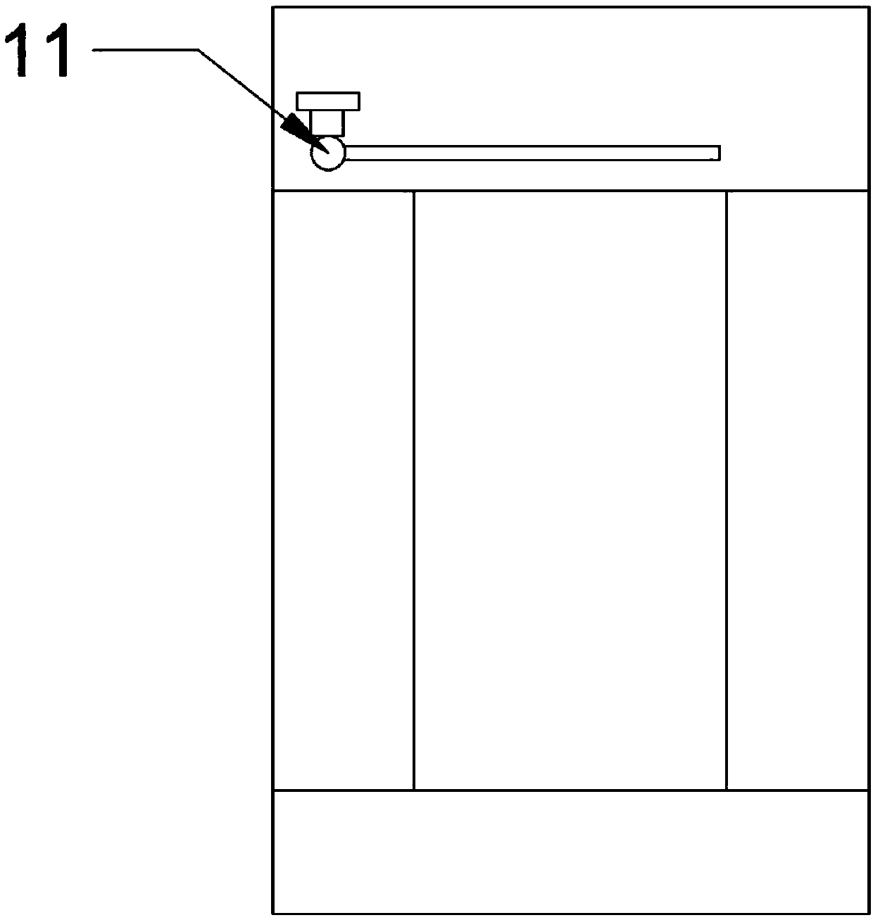 Cyclone separation type sintered-plate composite deduster