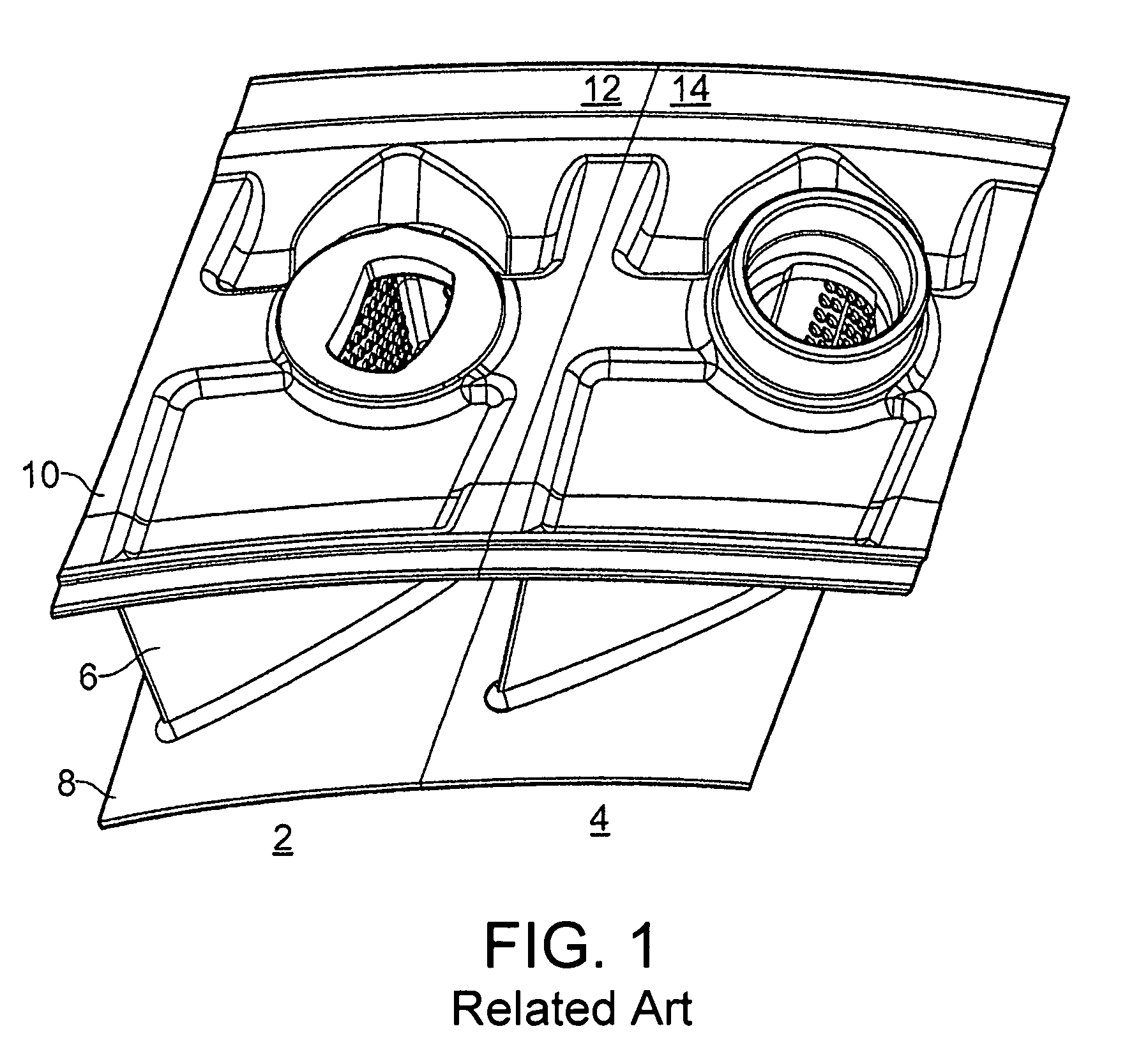 Assembly for a turbomachine