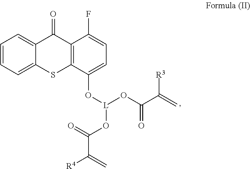 Polymerisable photoinitiators for LED curable compositions
