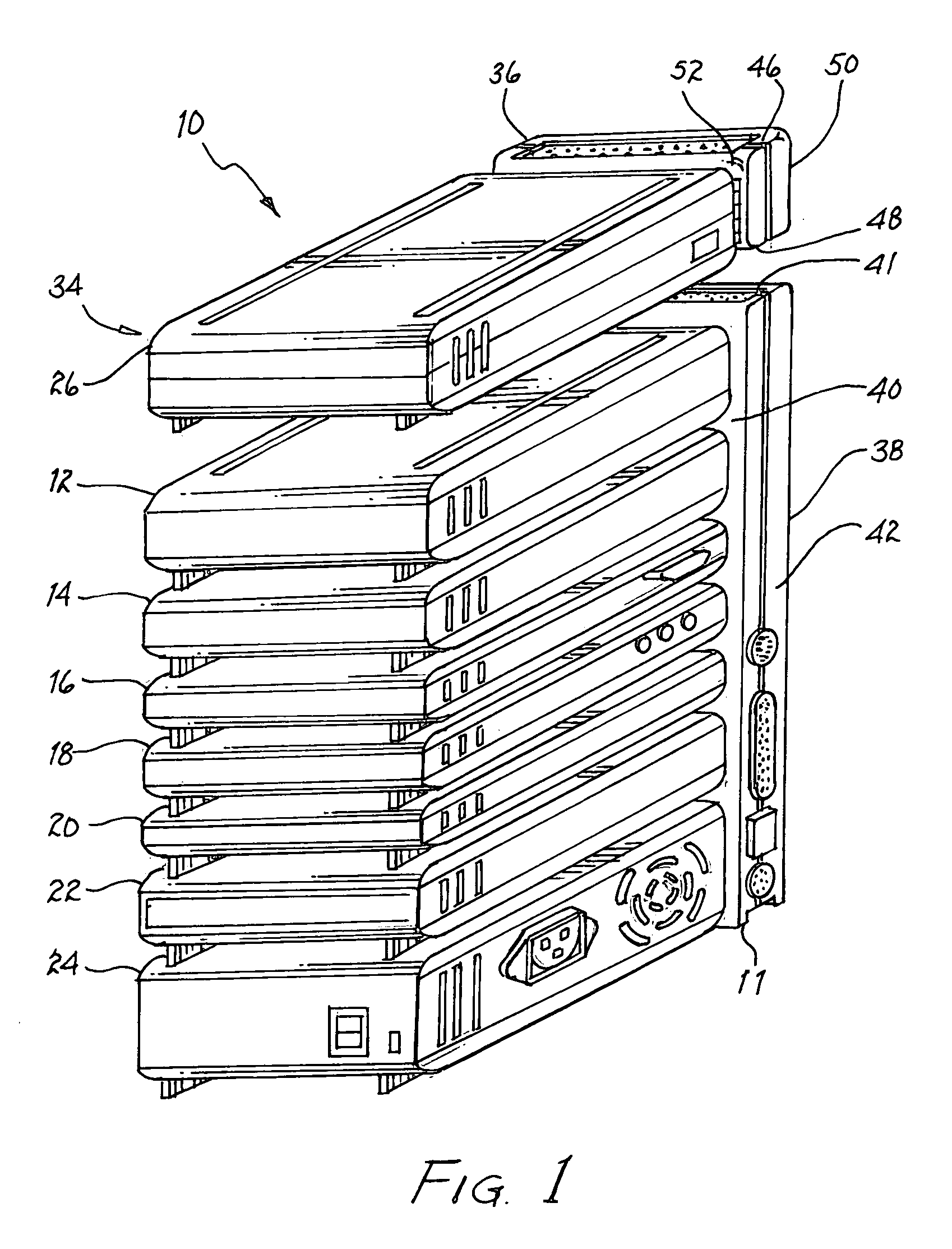 Modular computer system and components therefor
