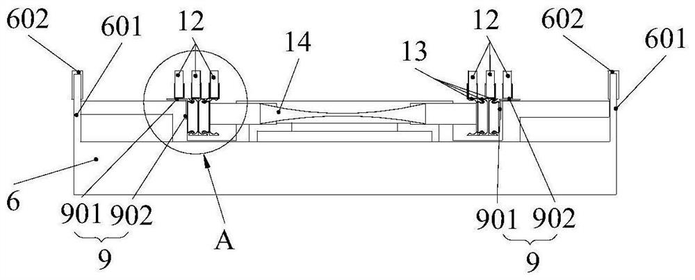Rail type bed-bed transfer device