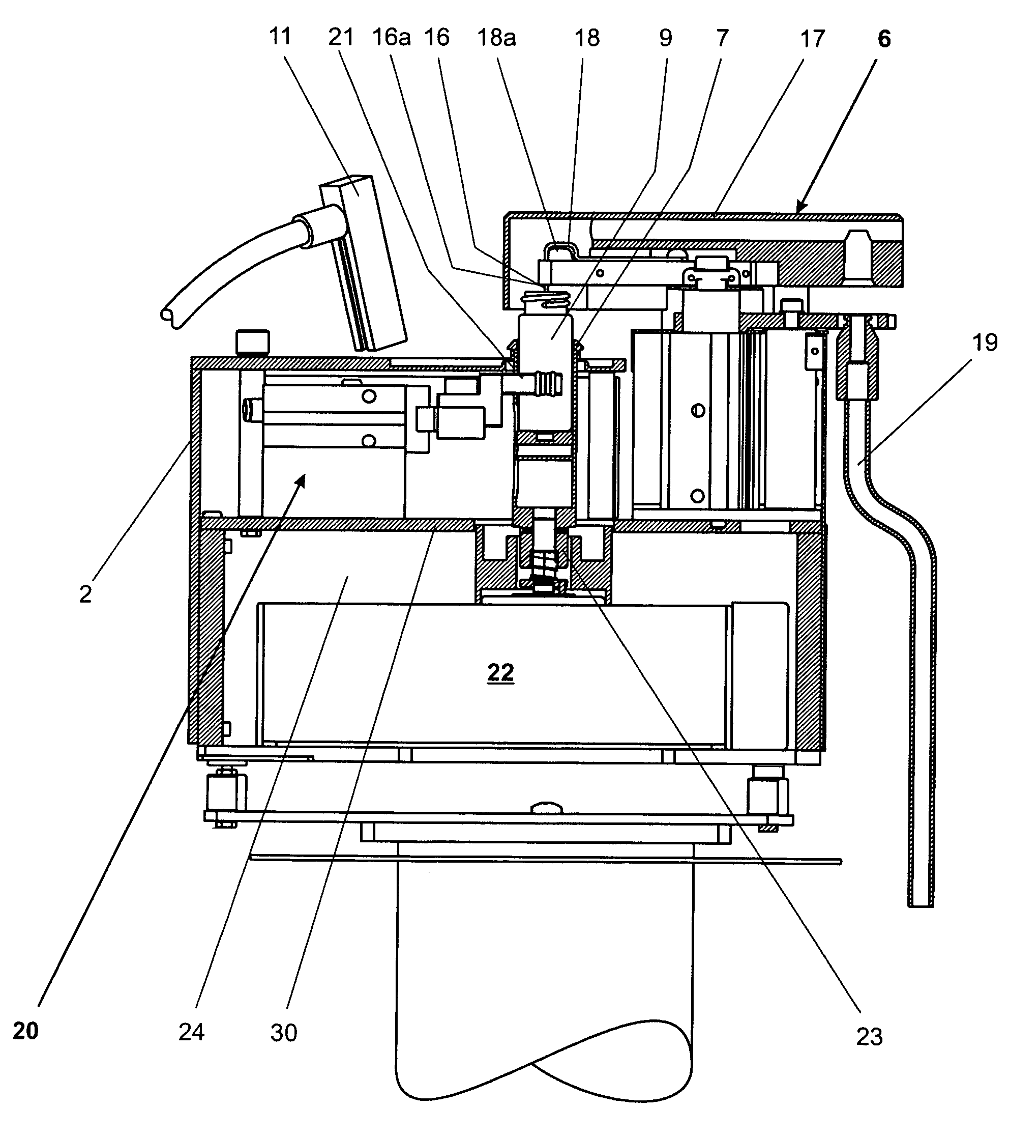 Apparatus and method for dispensing substances into containers