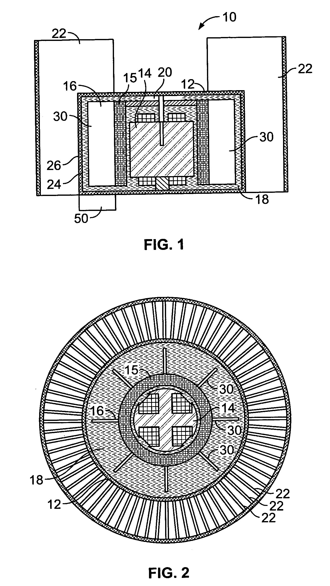 Integrated liquid cooling device with immersed electronic components