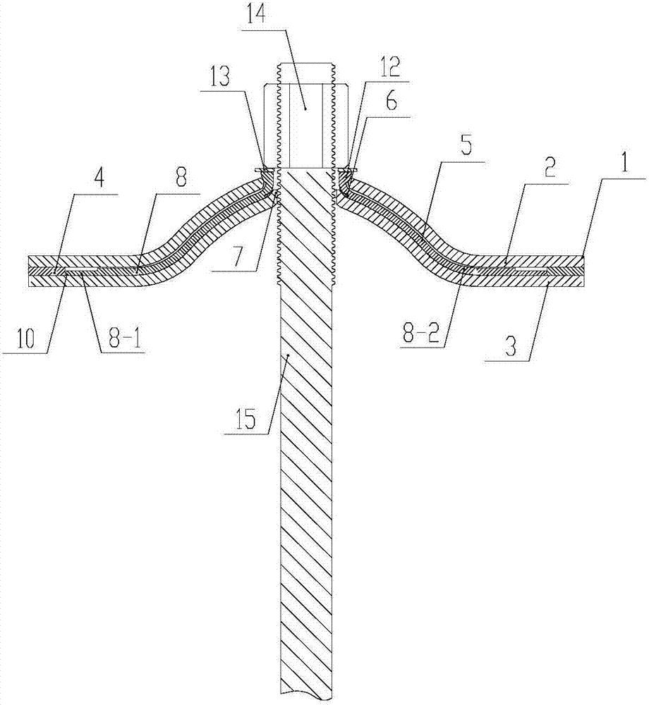 An energy-absorbing anchor tray