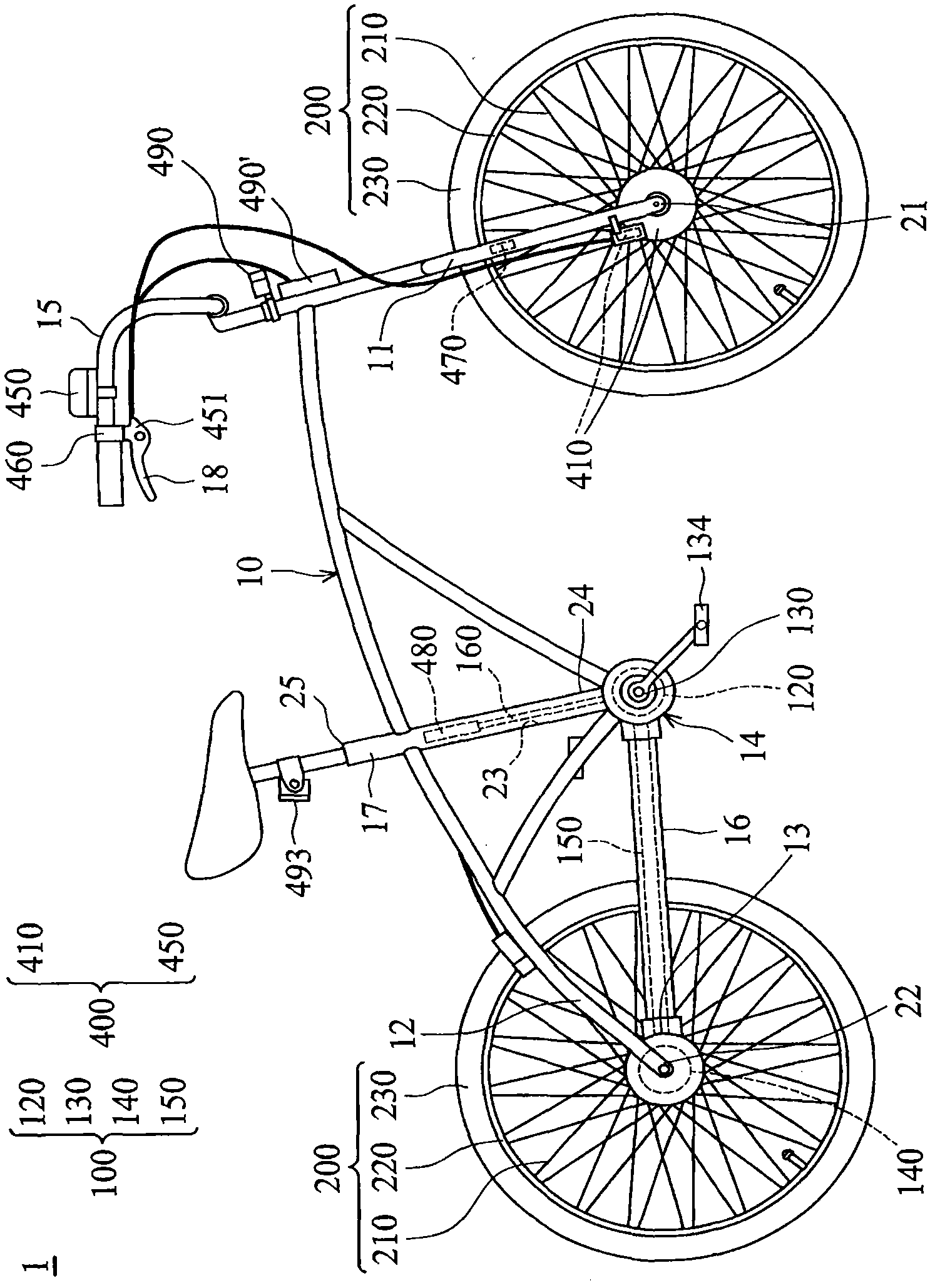 Green bike, wheel and generator thereof