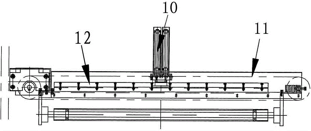 A reciprocating winding device for processing spiral core rolls