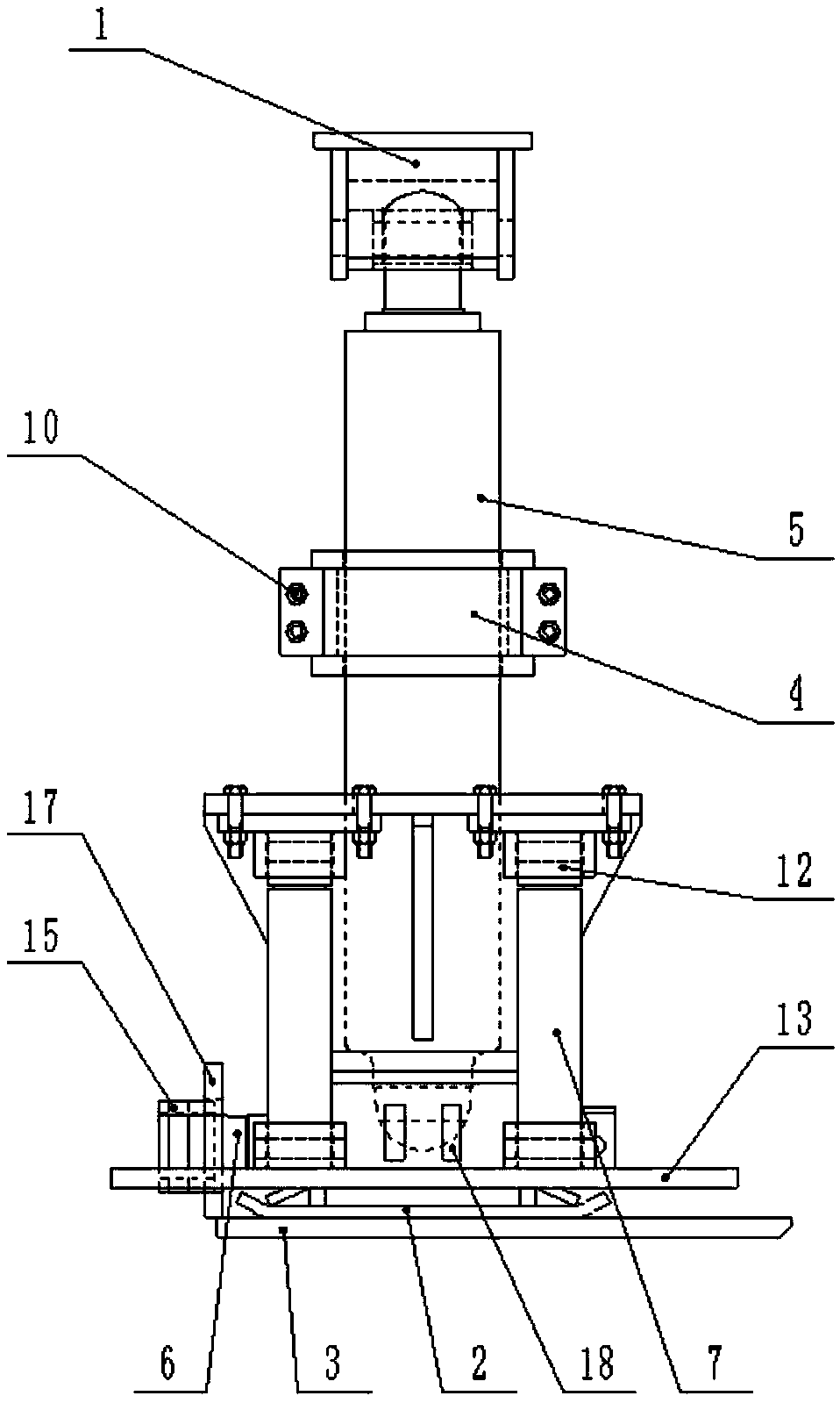 Self-moving advanced bracket