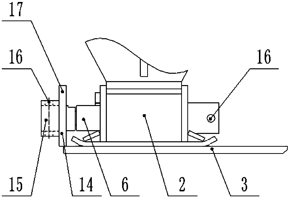 Self-moving advanced bracket