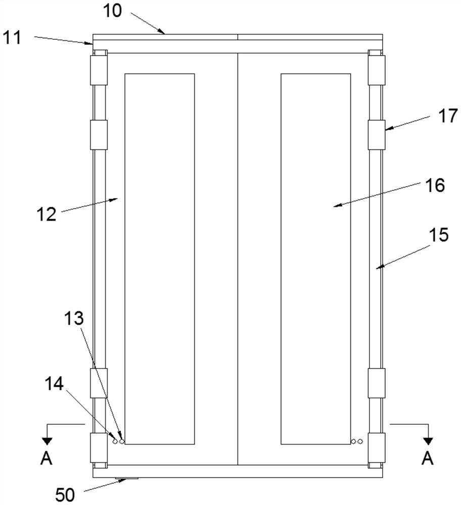 Mail packaging box capable of avoiding secondary impact