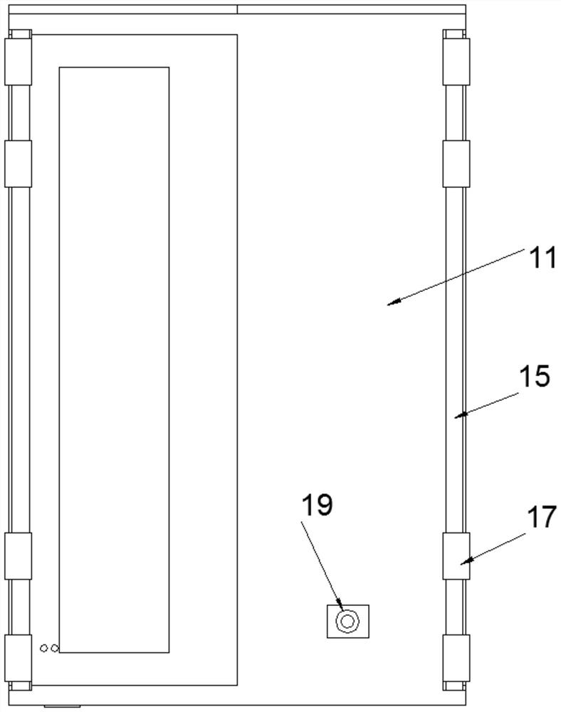 Mail packaging box capable of avoiding secondary impact