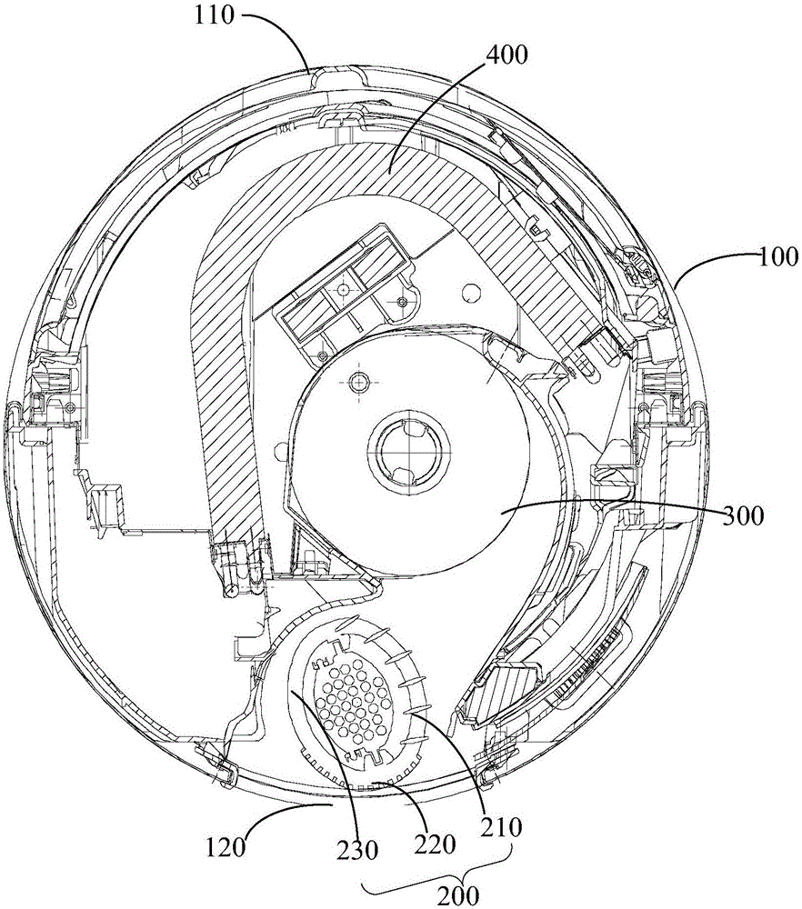 Air guide device, cabinet air conditioner and air supply method of cabinet air conditioner