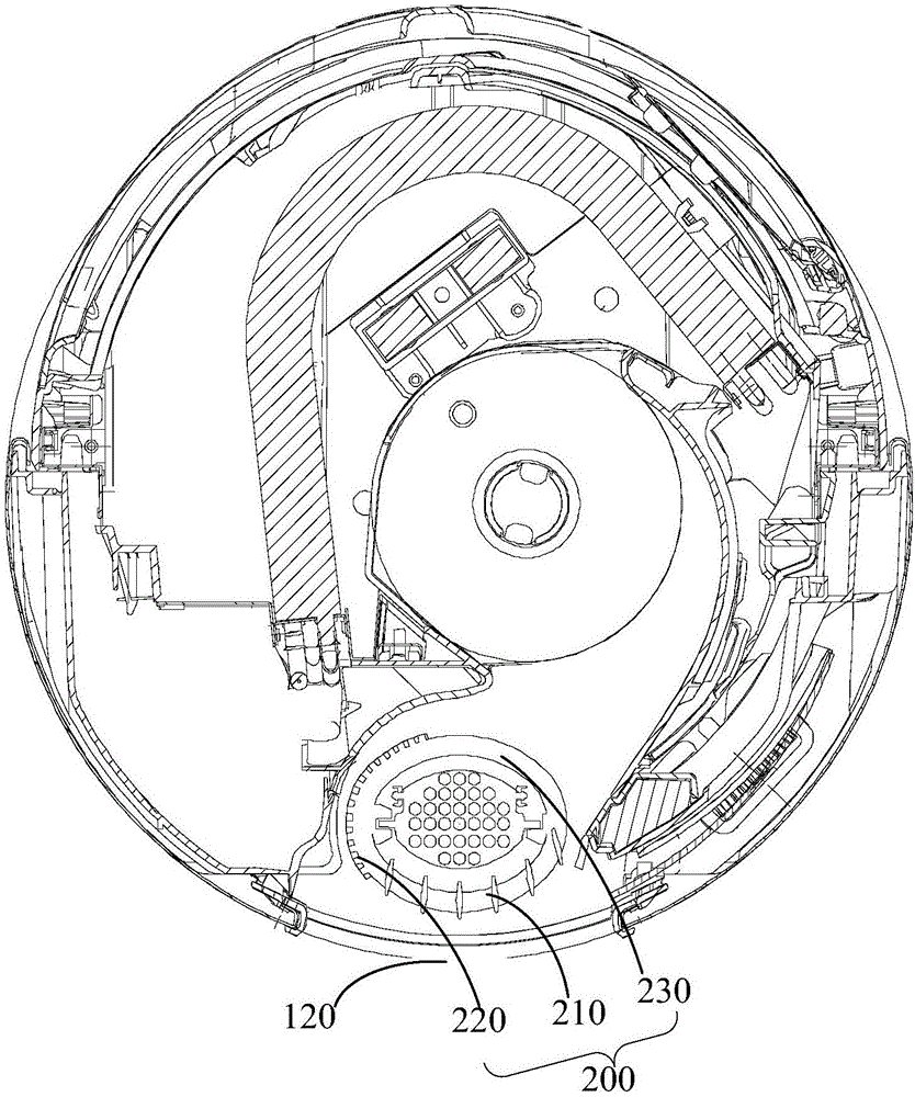 Air guide device, cabinet air conditioner and air supply method of cabinet air conditioner