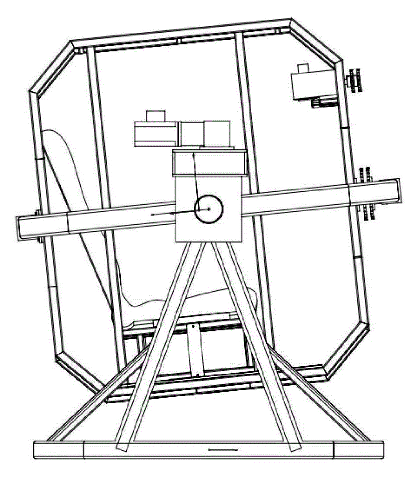 Semi-physical simulation cockpit