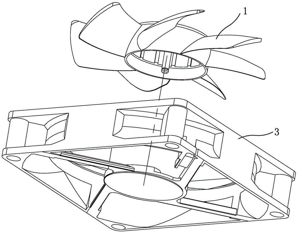 Antistatic self-cleaning fan blade and its manufacturing process