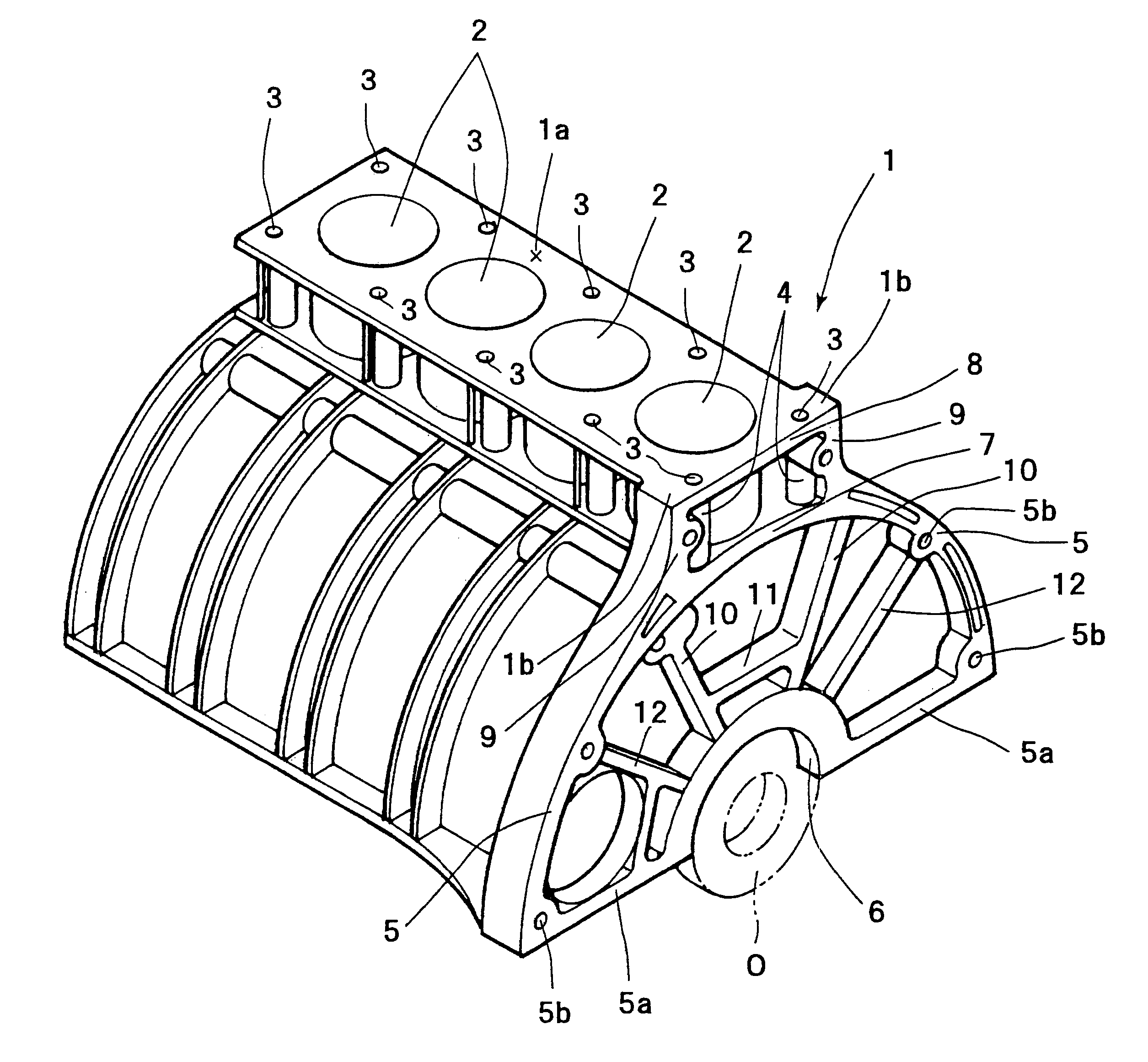 Cylinder block structure