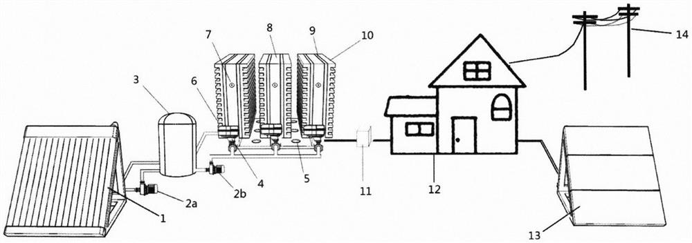 Energy storage thermoelectric power generation device