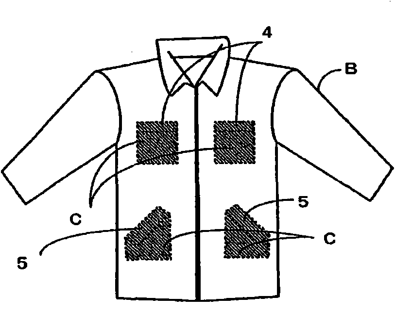 Lining for cloth, trousers and coat with the lining for cloth