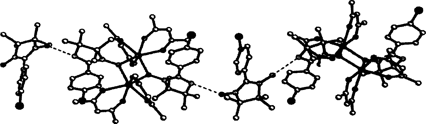 Radical-metal complex type molecular ferromagnet and preparation method