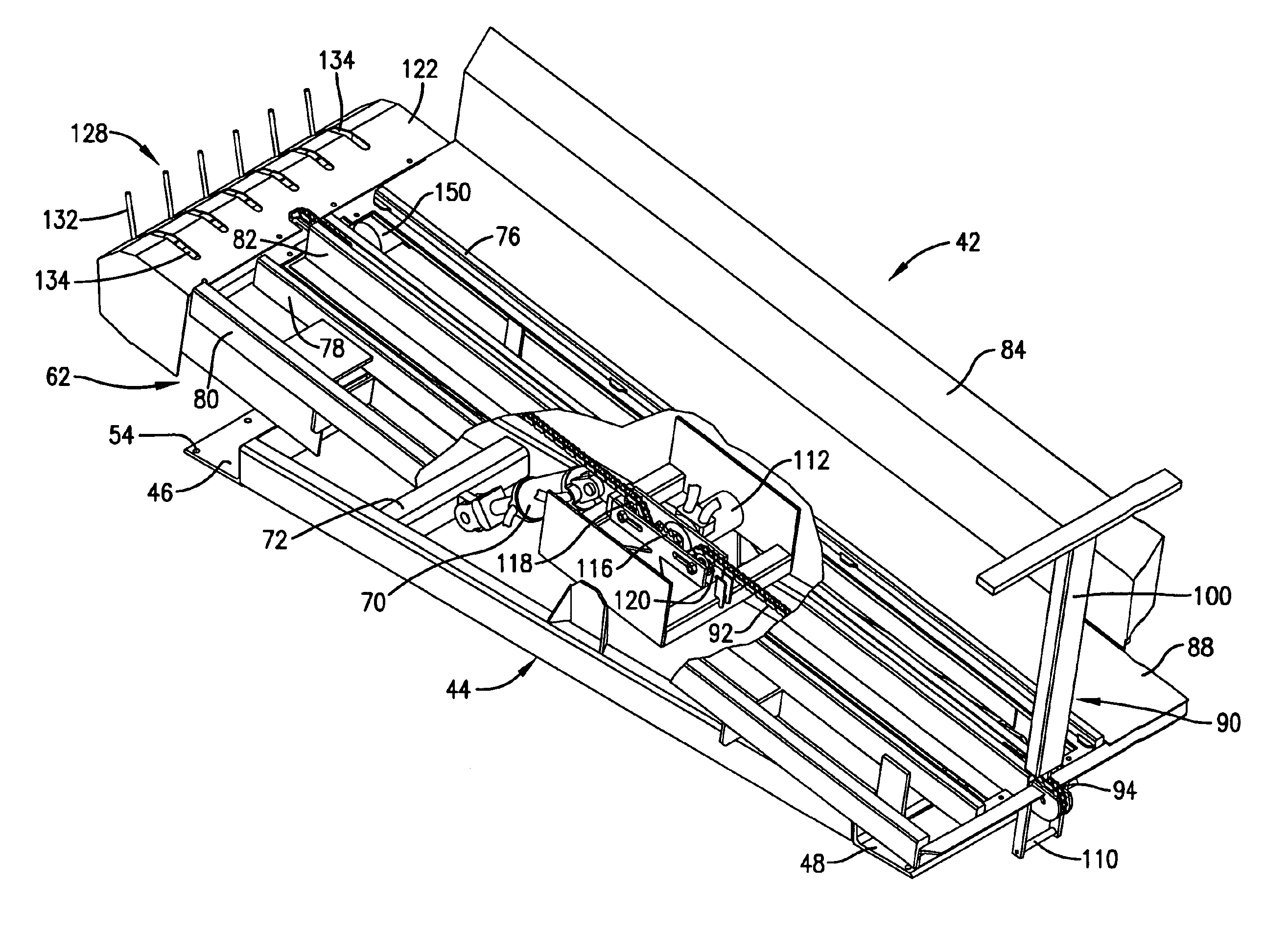 Square bale feeder attachment for flat-bed vehicles