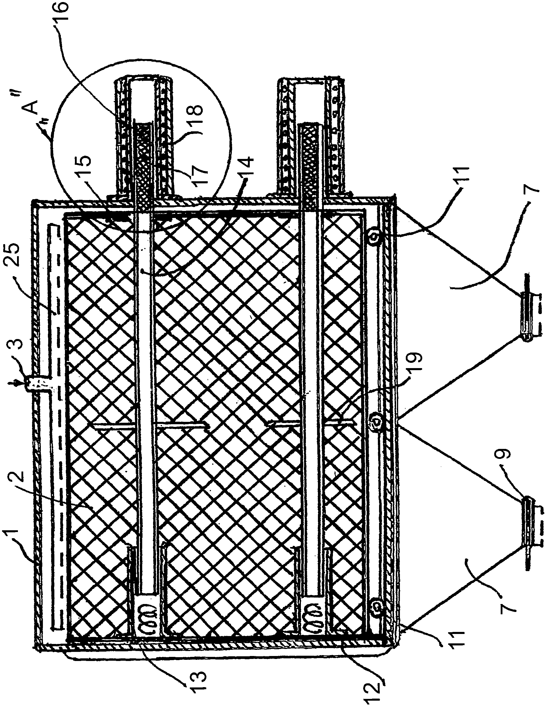 Method, process and device for polymeric waste processing