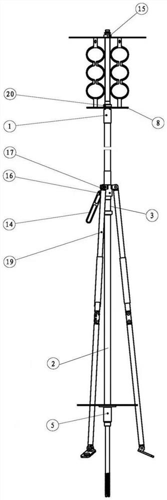 Peak top measuring target