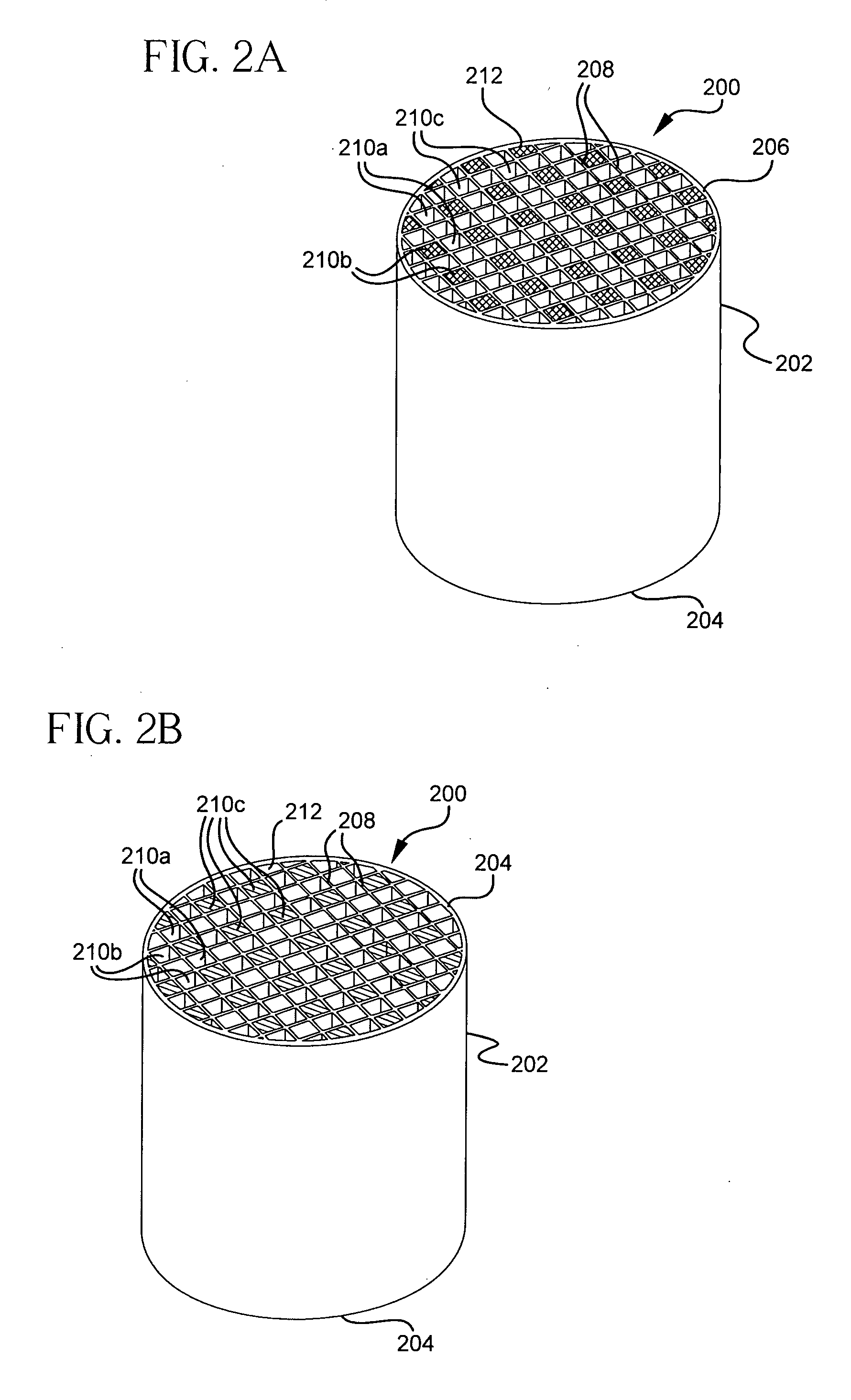 Partial wall-flow filter and diesel exhaust system and method