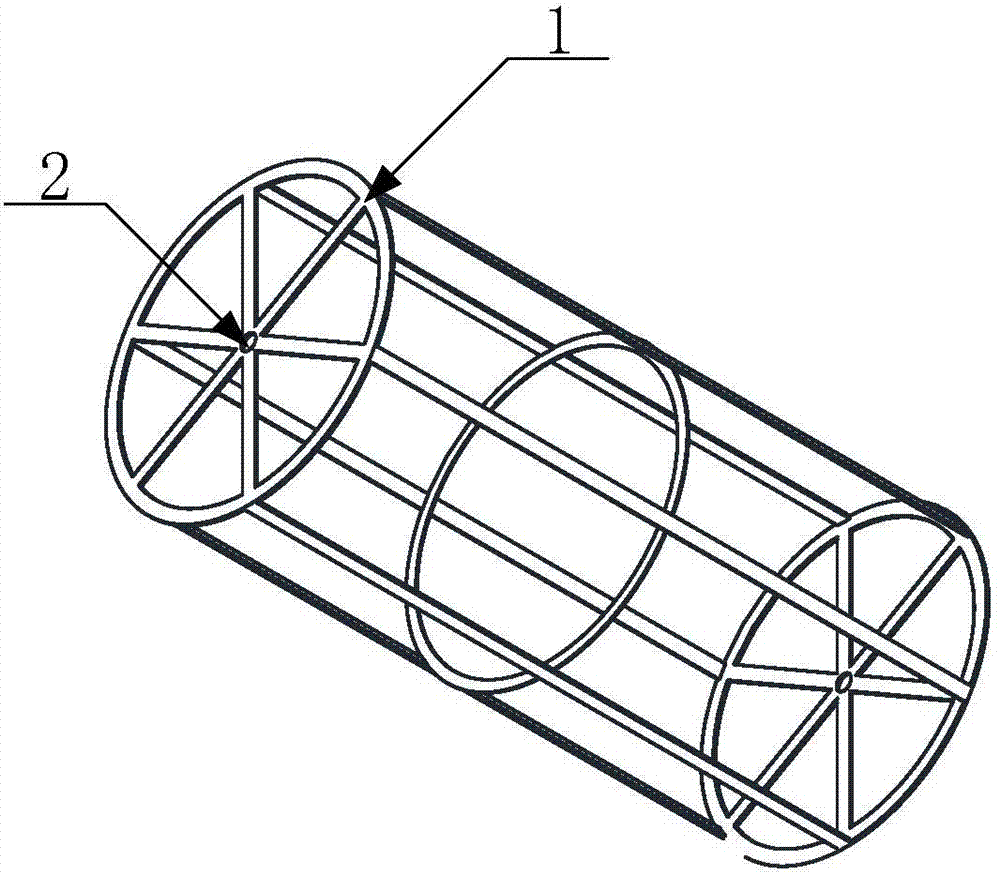 Fluidized biological rotary drum