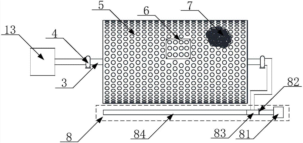 Fluidized biological rotary drum