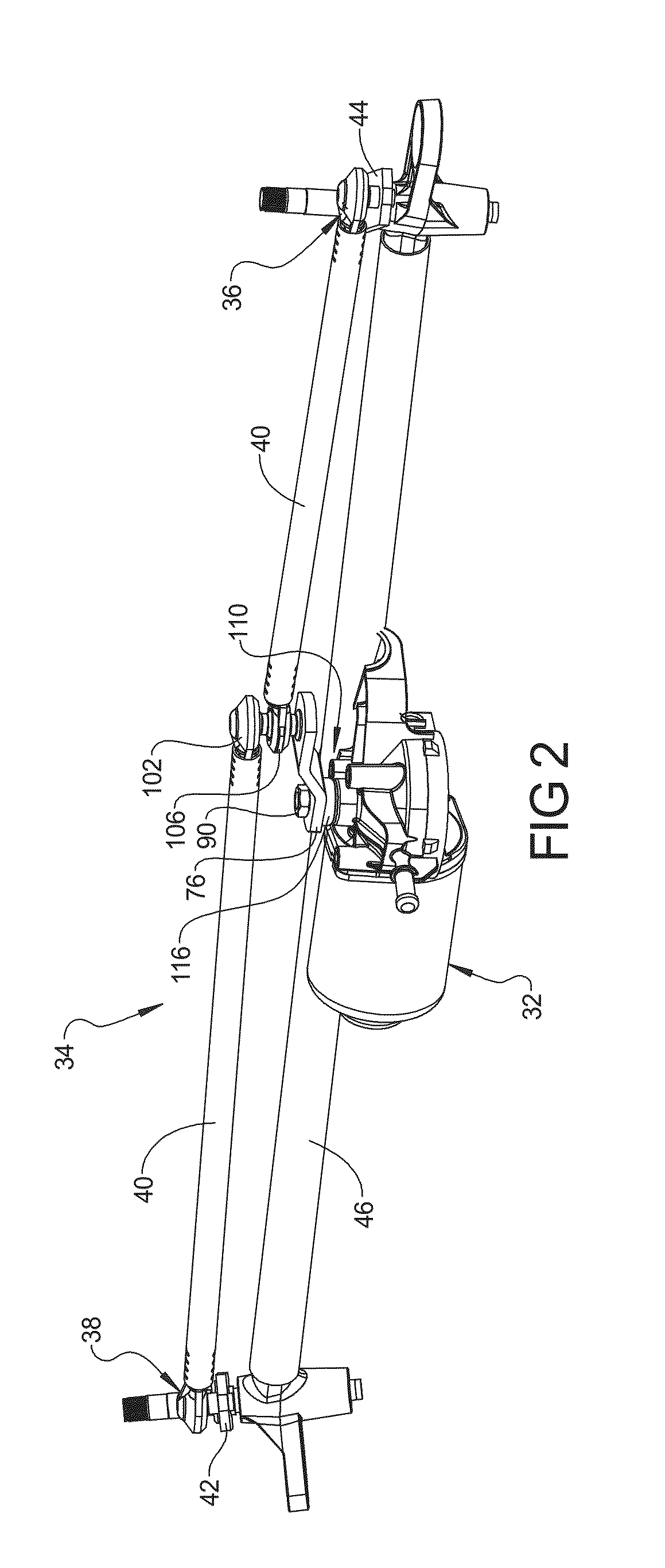 Wiper System Having Resilient Interface Assembly For Worm-Driven Reduction Gear Motor