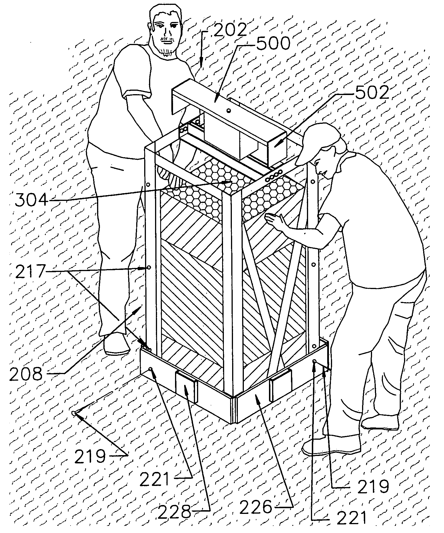 Method and apparatus for determining weight and biomass composition of a trickling filter