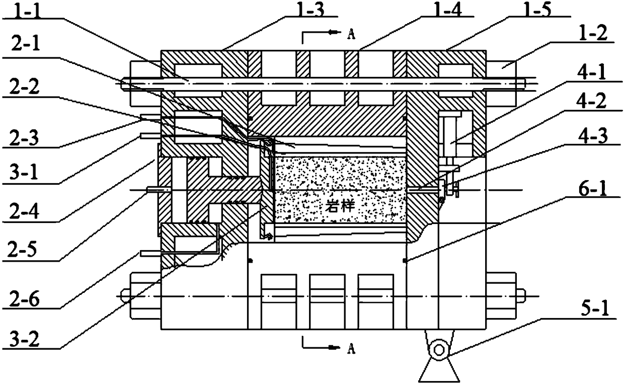 System and method for dynamic disaster and displacement simulation test of deep high geostress coal and rock mass