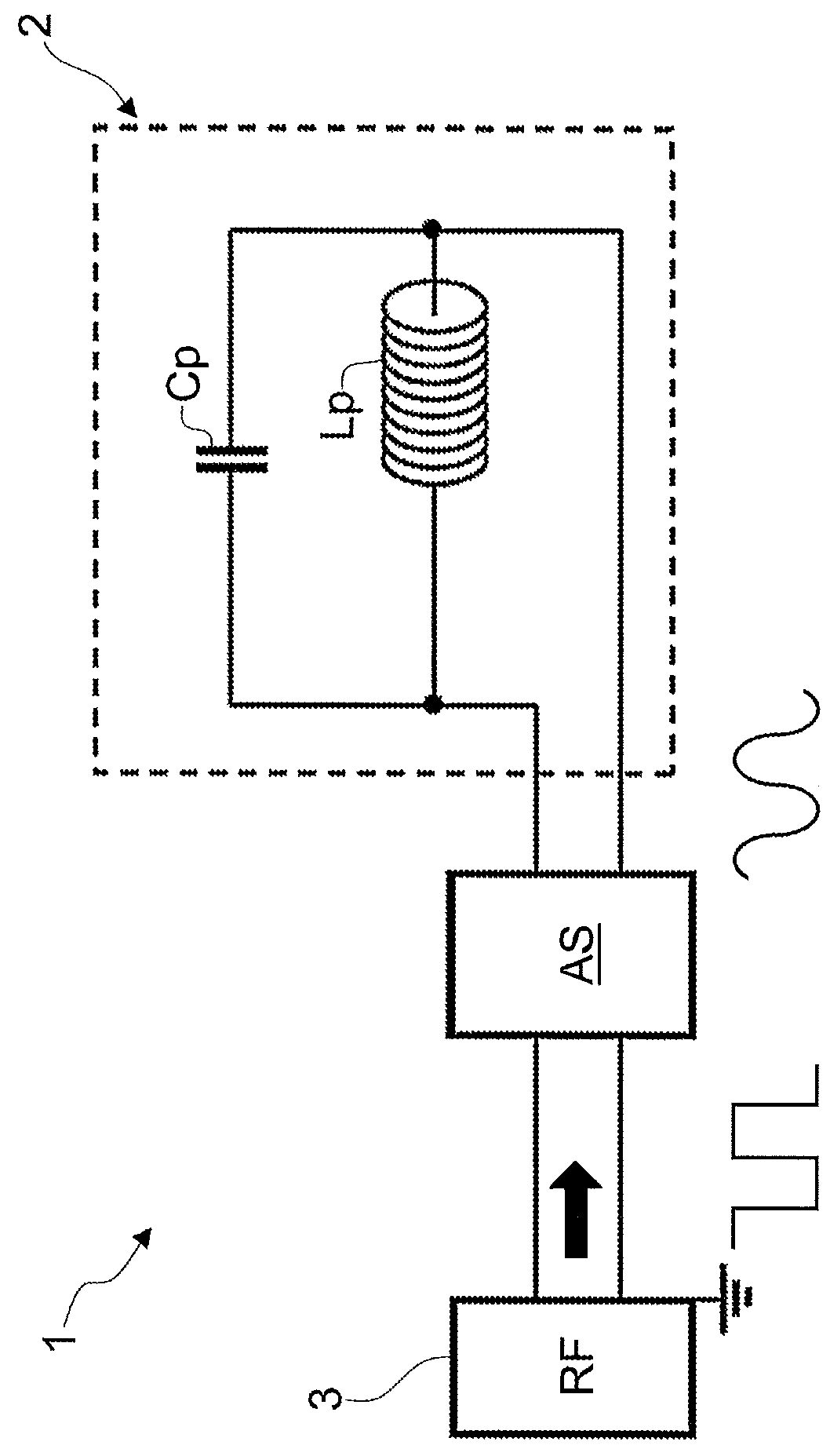 A device intrinsically designed to resonate, suitable for RF power transfer as well as group including such device and usable for the production of plasma