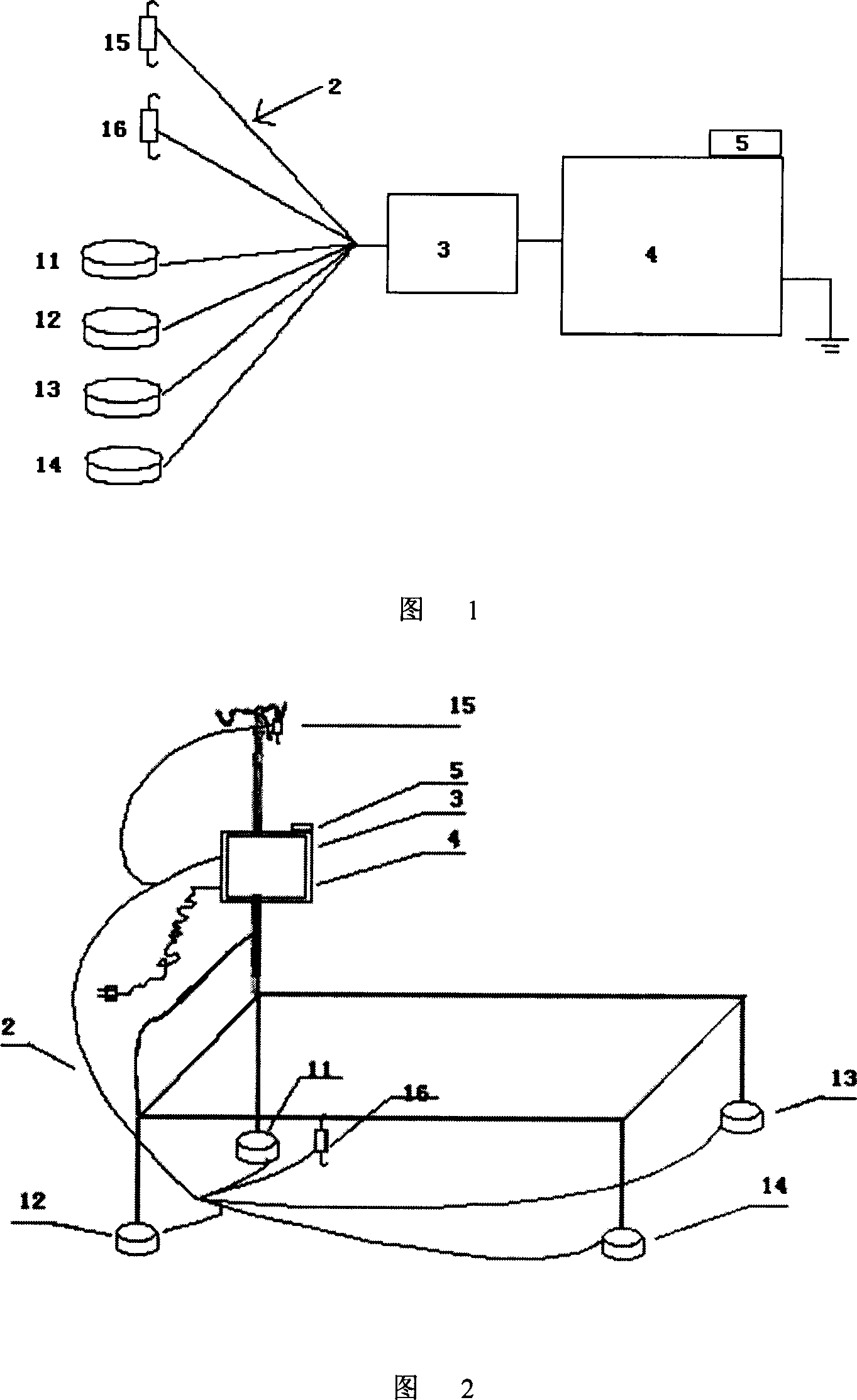 Composite type electronic avoirdupois monitoring instrument and the weighing method thereof
